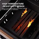 Portable Charcoal BBQ Grill With Storage Rack - 61C23W