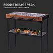 Portable Charcoal BBQ Grill With Storage Rack - 61C23W