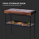 Portable Charcoal BBQ Grill With Storage Rack - 61C23W
