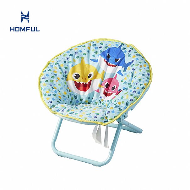 Children Small Stable Moon Chair with Cotton Filling