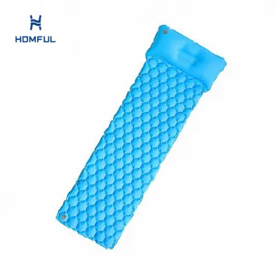 Almohadilla para dormir inflada portátil