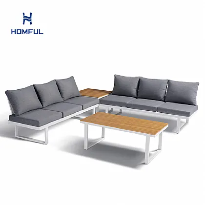 Juego de sofás ajustables de aluminio...