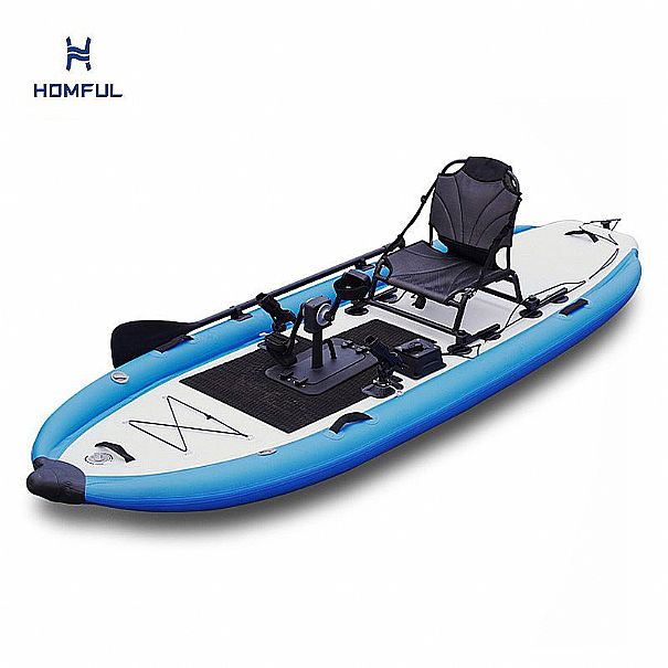 Kayak de pesca con tabla de remo inflable