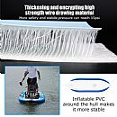 Kayak de pesca con tabla de remo inflable - 80W03H