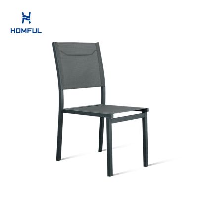 Textilene Stackable Chair without Armrest