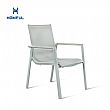 Aluminum Patio Garden Dining Armchair - 11D11E