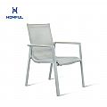 Aluminum Patio Garden Dining Armchair - 11D11E