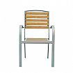 Outdoor Wood-Plastic Composites Dining Chair - 11D11F