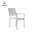 Outdoor Garden Aluminum Stacking Armchair - 11D11H