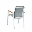 Garden Aluminum Cotton Padded Dining Armchair - 11D11I