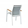 Garden Aluminum Cotton Padded Dining Armchair - 11D11I