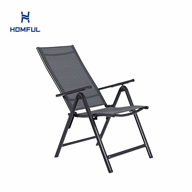 Garden Aluminum Foldable Dining Armchair