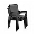 Patio Garden Balcony Outdoor Aluminum Armchair - 11D12D