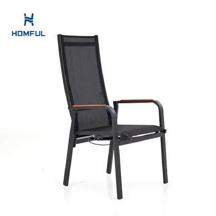 High Back Reclining Patio Dining Chair