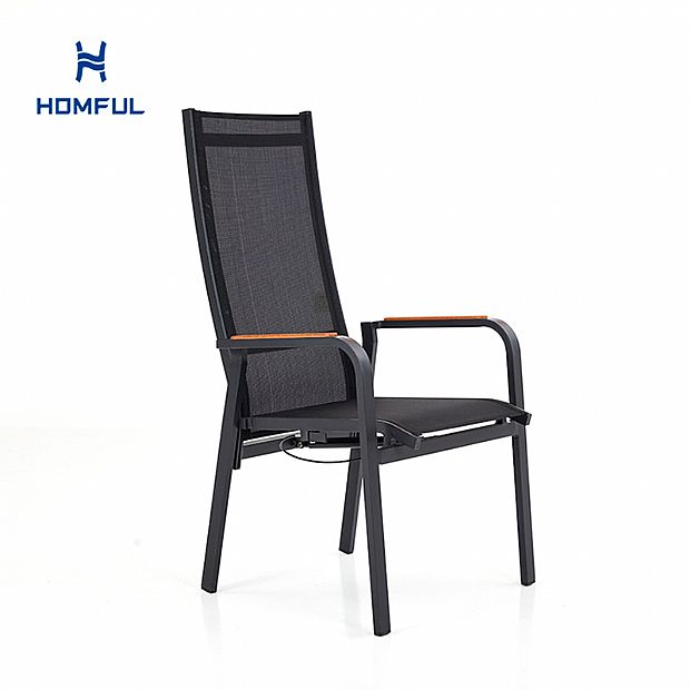 High Back Reclining Patio Dining Chair