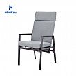 Reclining Patio High Back Dining Armchair With Spun Polyester Cushion - 11D12K