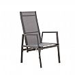 Reclining Patio High Back Dining Armchair With Spun Polyester Cushion - 11D12K