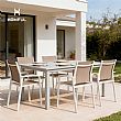 Aluminum Dining Chair with Breathable Mesh Seat and Backrest - 11D27A
