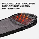 Extra-Wide Envelope Camping Sleeping Bags - 60K21F