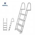 Escalera de aluminio para barcos de 4 peldaños - 80F01A