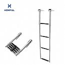 Escalera de acero inoxidable para barco de 4 escalones - 80F02E