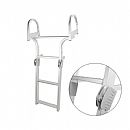 Escalera plegable de aluminio para barcos de 3 peldaños - 80F09A