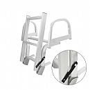 Escalera plegable de aluminio para barcos de 3 peldaños - 80F09A