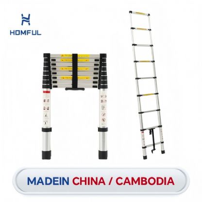 Escalera telescópica de aluminio de Camboya, escalera...