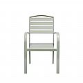 Stapelbarer Esszimmerstuhl mit Armlehne - 11D11C