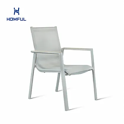 Aluminium Patio Garten Esszimmer Sessel