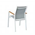 Garten Aluminium Baumwolle gepolstert Dining Armchair - 11D11I