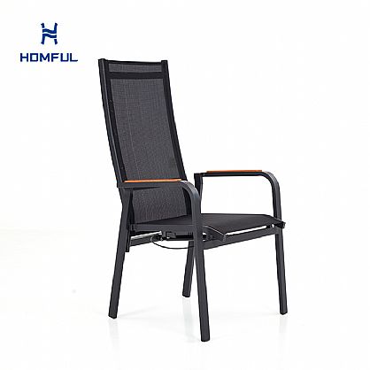 Terrassen-Esszimmerstuhl mit hoher...