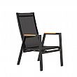 Outdoor-Esszimmerstuhl mit verstellbarer Rückenlehne - 11D27D