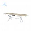 Aluminum Patio Garden Extendable Dining Table - 11D04Z