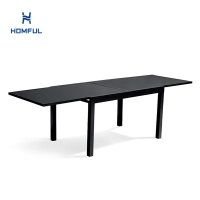 Aluminum Extendable Folding Dining Table Set