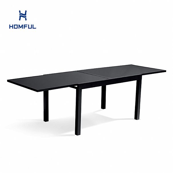 Aluminum Extendable Folding Dining Table Set