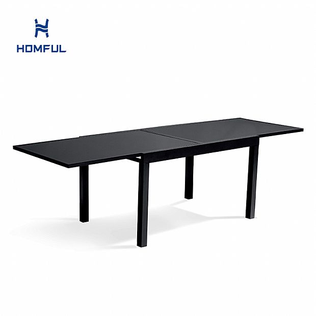 Aluminum Extendable Folding Dining Table Set