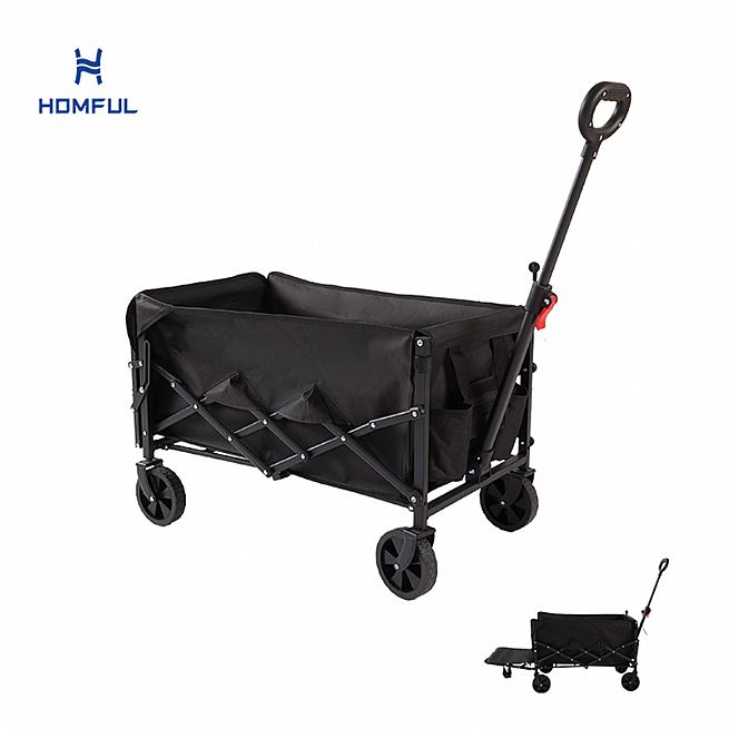 Camping-Klappwagen mit abnehmbaren Rädern