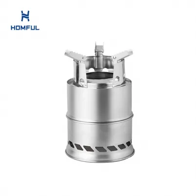 Foldable Camping Stainless Steel Wood Burner