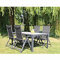 5 Pieces Aluminum Garden Dining Furniture Set - 11D01L