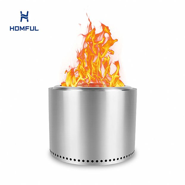 Pozo de fuego sin humo de acero inoxidable