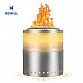 Pozo de fuego poroso de acero inoxidable - 10H02K