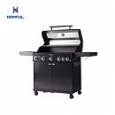 Black Outdoor Stainless Steel Gas Grill - 61C23R
