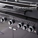 Black Outdoor Stainless Steel Gas Grill - 61C23R