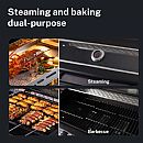 Black Outdoor Stainless Steel Gas Grill - 61C23R