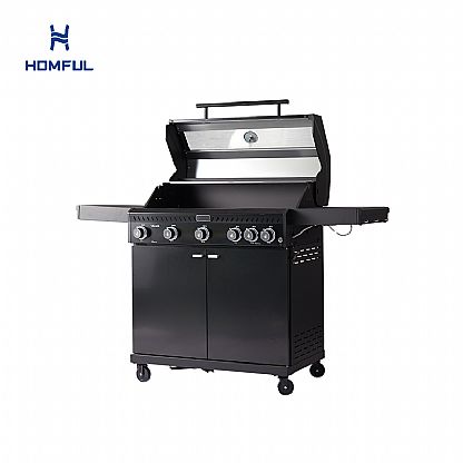 Edelstahl-Gasgrills mit 6 Brennern –...
