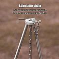Stainless Steel Tripod - 61K09A