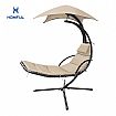 Outdoor Hanging Curved Chaise Lounge Swing - 80T04I
