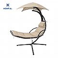 Outdoor Hanging Curved Chaise Lounge Swing - 80T04I