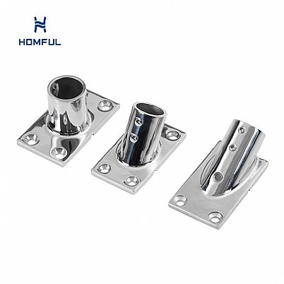 Base cuadrada Acero inoxidable marino...